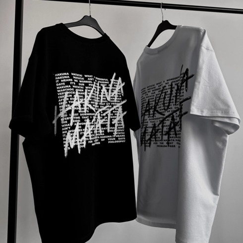 Футболка унисекс WOOGEE GROOVE Akuna Matata Черный M-98